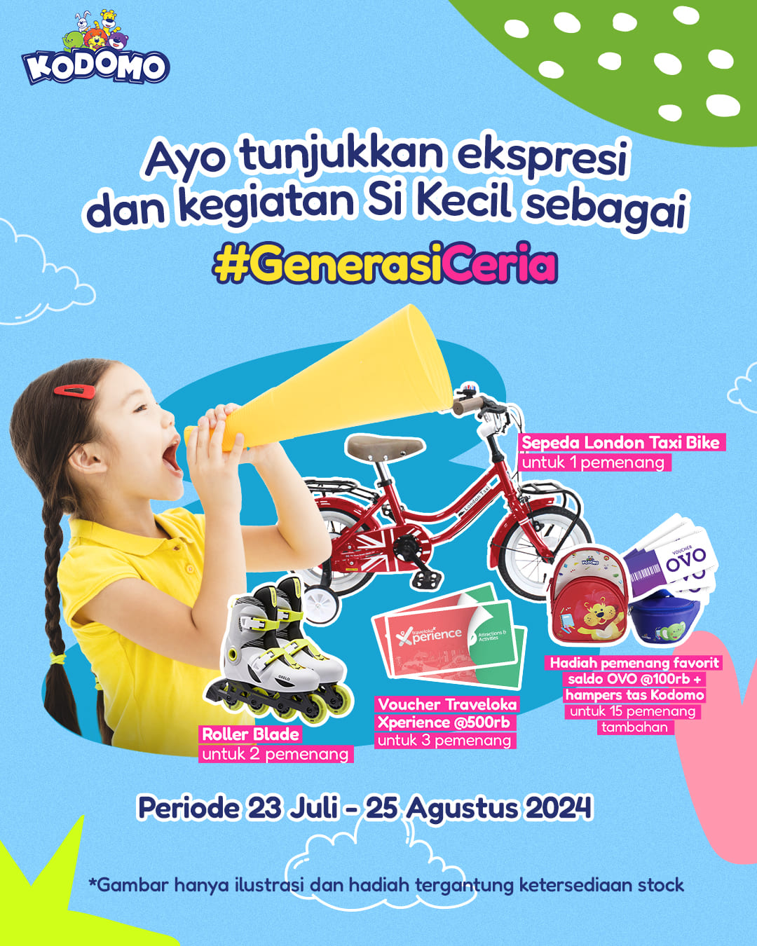 Instagram launch post of #GenerasiCeria campaign