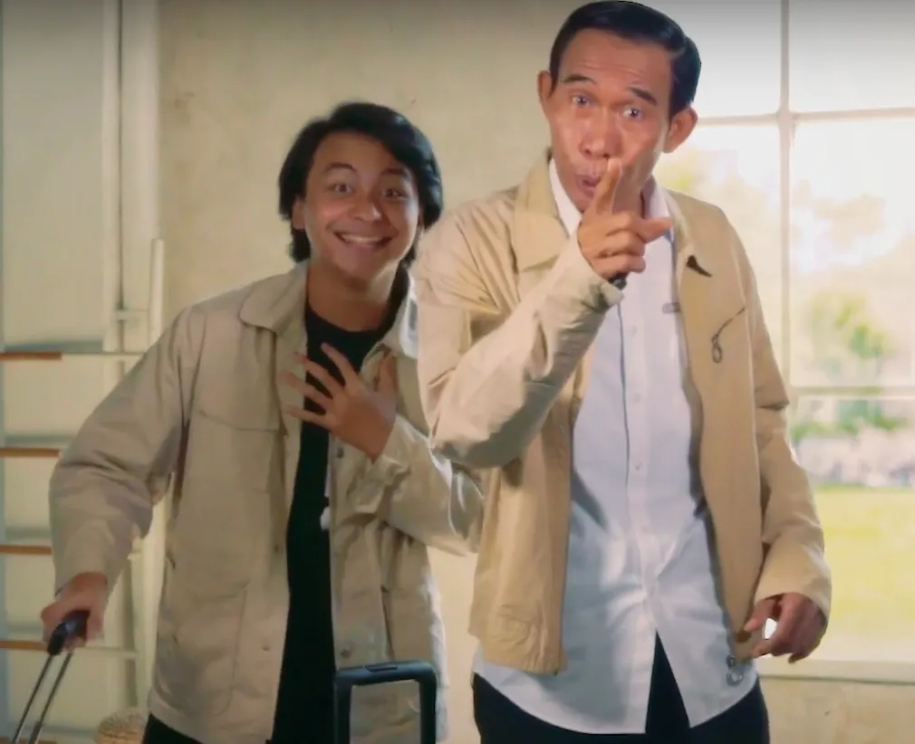 Chocowi dan temannya mengajak audiens untuk ikut pergi ke Belgia